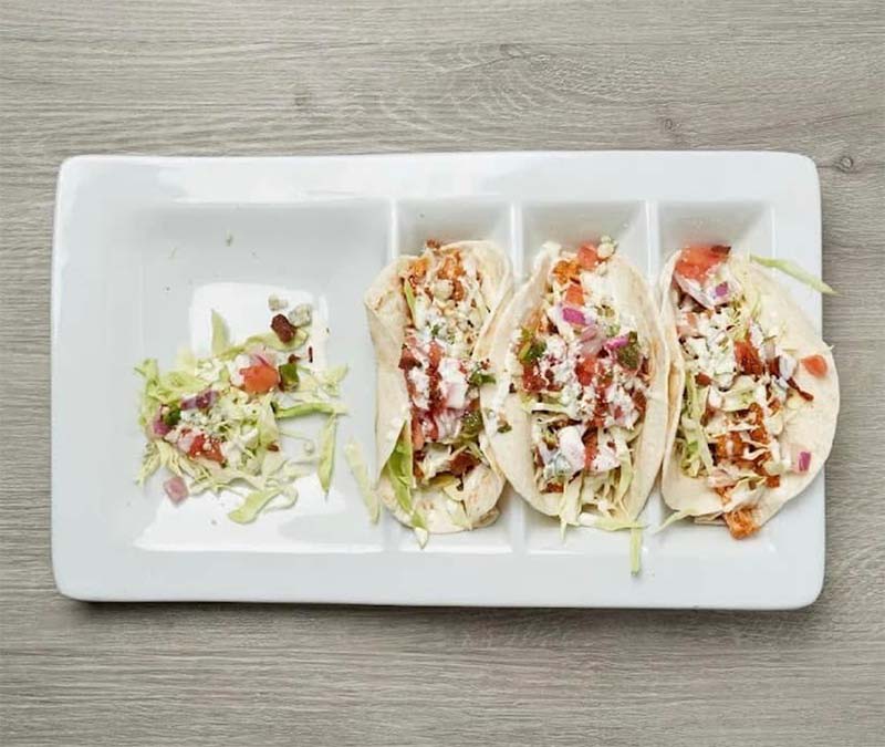 Tacos at Blū Restaurant & Bar
